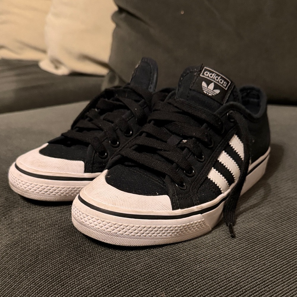 Adidas Classic Black and White Low-Tops